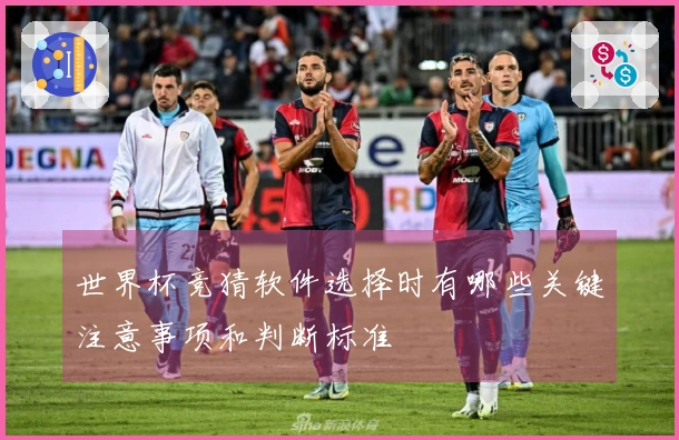 世界杯竞猜软件选择时有哪些关键注意事项和判断标准